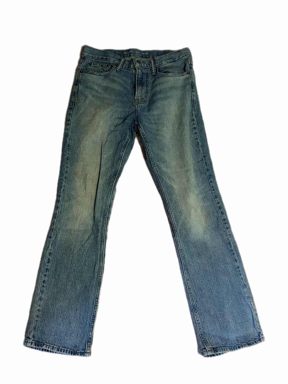 Vintage Old Navy Bootcut Jeans – Faded Light Wash Y2K Denim 32x32